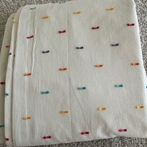 Curtains sets 4 Multicolor Embroidered Home Bedding